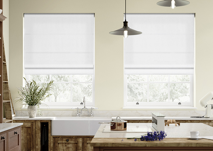 Windermere, Ivory - Twist&Fit Roman Blind - Image 3